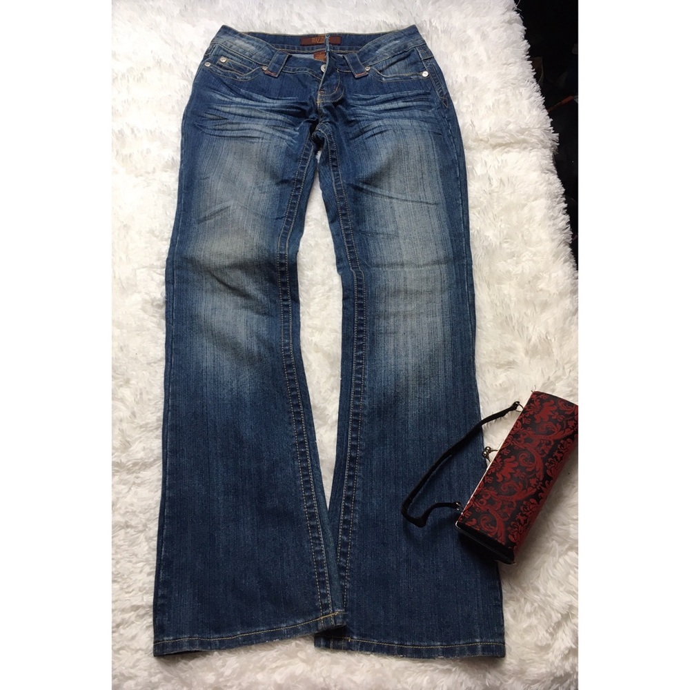 Sexy whiskered blue jeans
